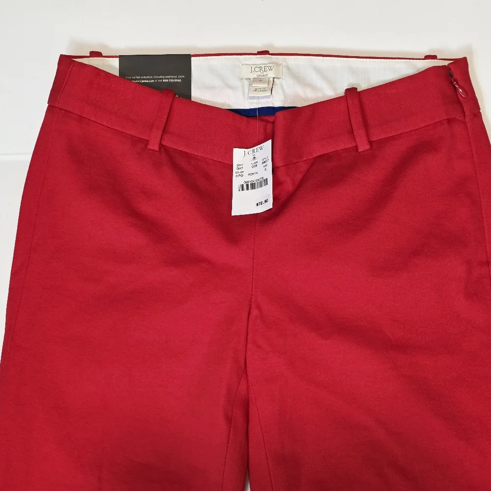 J.Crew City Fit Winnie Pant Red - Picture 8 of 11